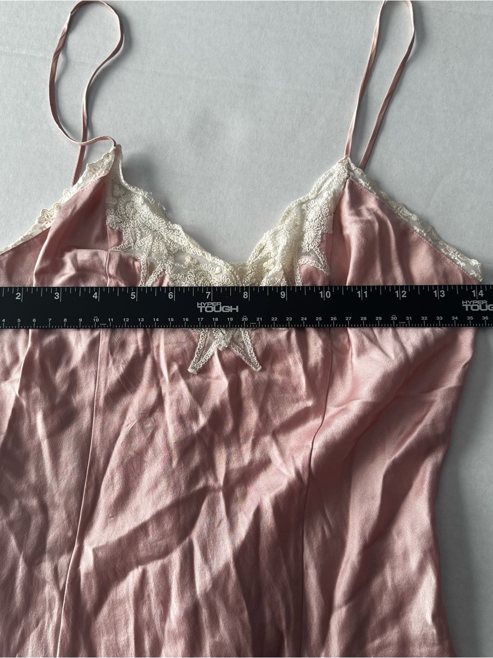 Vintage Victoria’s Secret Gold Label 100% Silk Slip Dress Pink Lace S - Picture 4 of 7